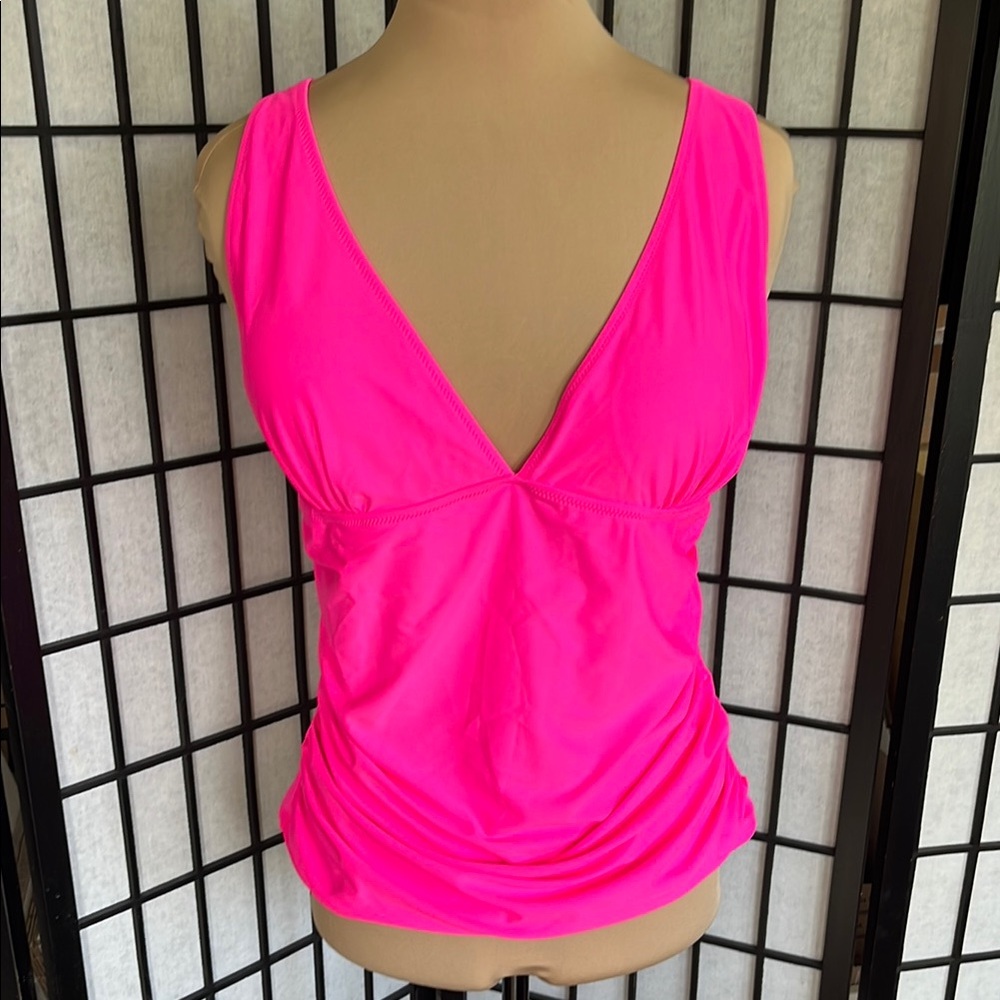 Beachsissi Vibrant Pink Tankini Top XL